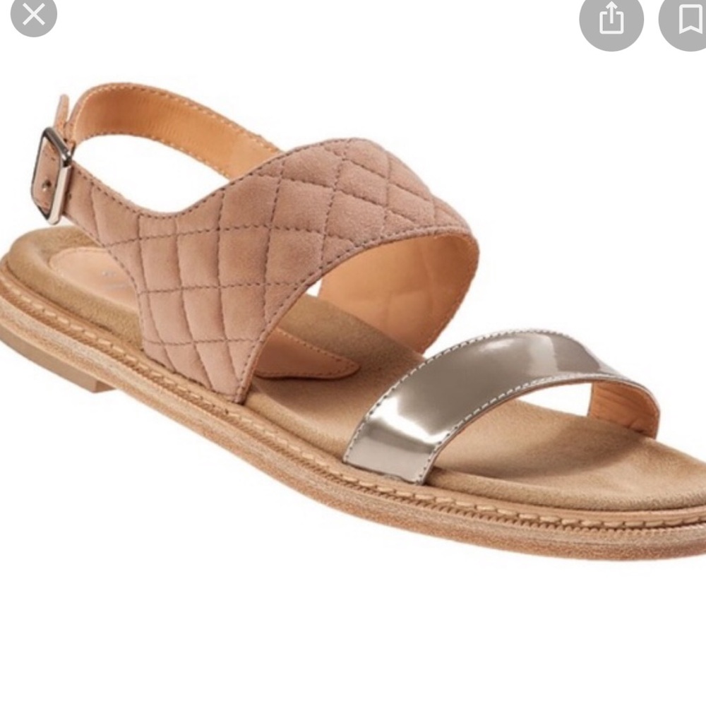 NWOT Aquatalia Whistler Leather Sandals Size 6.5